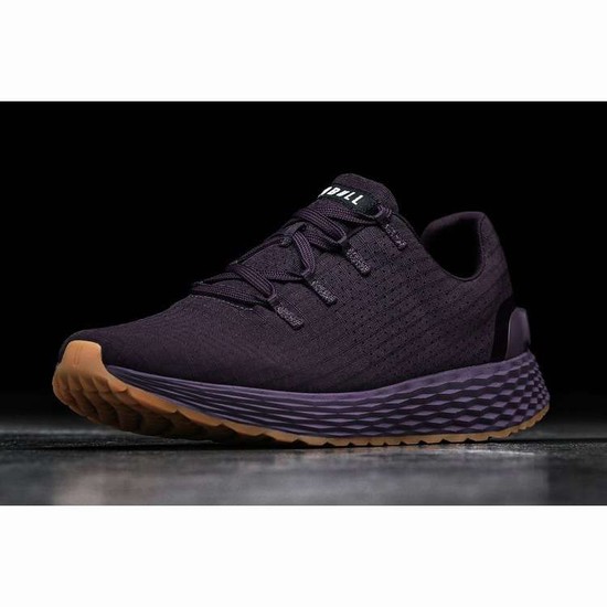 Tenis Para Correr Nobull Plum Ripstop Runner Hombre Morados | MX-45573