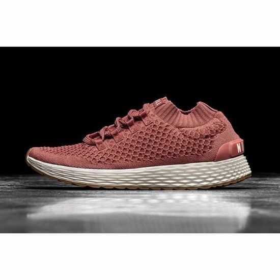 Tenis Para Correr Nobull Redwood Knit Runner Mujer Rosas | MX-89961
