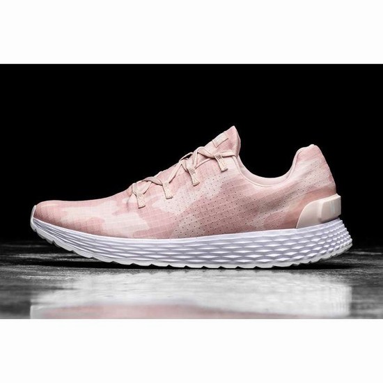 Tenis Para Correr Nobull Rose Camo Ripstop Runner Hombre Coral | MX-73503