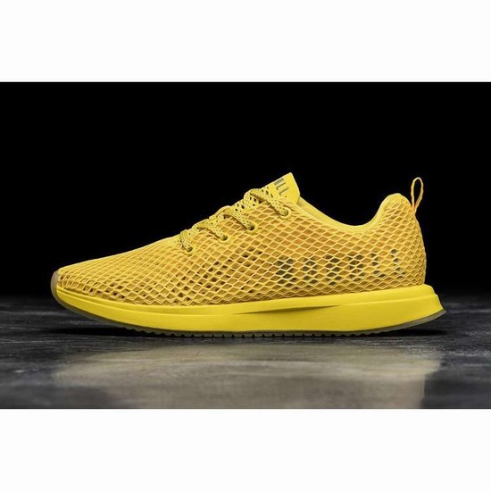 Tenis Para Correr Nobull Rubber Ducky Mesh Runner Mujer Amarillos | MX-16105