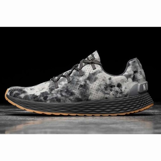 Tenis Para Correr Nobull Shadow Tie-dye Ripstop Runner Mujer Blancos Grises | MX-54936