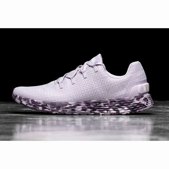 Tenis Para Correr Nobull Wild Wisteria Ripstop Runner Mujer Blancos Morados | MX-36317